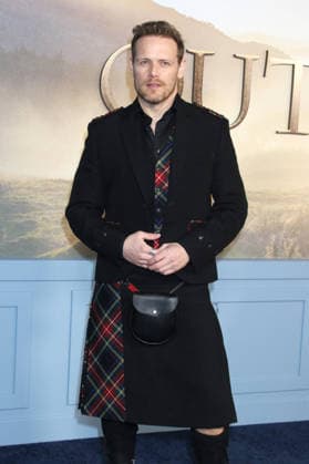 NEW YORK, NY - MARCH 2: Sam Heughan at the Starz Outlander season 8 premiere at Alice Tully Hall on March 02, 2026 in New York City. Copyright: xRWx
