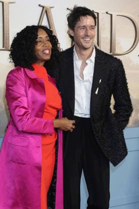 NEW YORK, NY - MARCH 2: Kathryn Busby, CÃ sar Domboy at the Starz Outlander season 8 premiere at Alice Tully Hall on March 02, 2026 in New York City. Copyright: xRWx