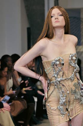 PFW - Weinsanto Runway A model walks the runway during the Weinsanto Womenswear Fall Winter 2026-2027 show as part of Paris Fashion Week on March 02, 2026 in Paris, France. Photo by Jana Call me J ABACAPRESS.COM Paris Ile de France France  Copyright: xJanaxCallxmexJ ABACAx