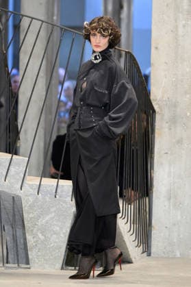 PFW - Weinsanto Runway A model walks the runway during the Weinsanto Womenswear Fall Winter 2026-2027 show as part of Paris Fashion Week on March 02, 2026 in Paris, France. Photo by Jana Call me J ABACAPRESS.COM Paris Ile de France France  Copyright: xJanaxCallxmexJ ABACAx