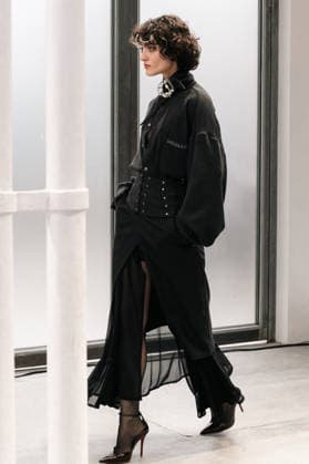 PFW - Weinsanto Runway A model walks the runway during the Weinsanto Womenswear Fall Winter 2026-2027 show as part of Paris Fashion Week on March 02, 2026 in Paris, France. Photo by Jana Call me J ABACAPRESS.COM Paris Ile de France France  Copyright: xJanaxCallxmexJ ABACAx