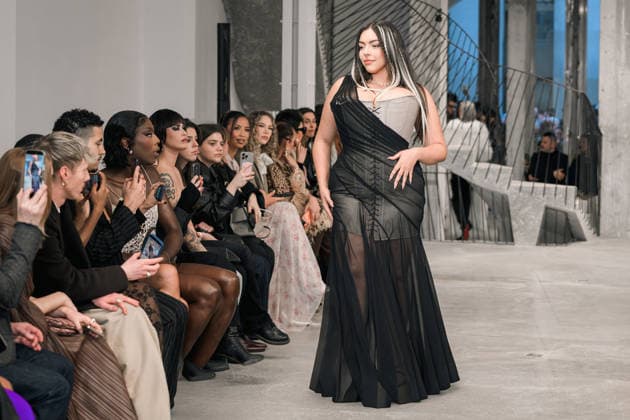 PFW - Weinsanto Runway A model walks the runway during the Weinsanto Womenswear Fall Winter 2026-2027 show as part of Paris Fashion Week on March 02, 2026 in Paris, France. Photo by Jana Call me J ABACAPRESS.COM Paris Ile de France France  Copyright: xJanaxCallxmexJ ABACAx