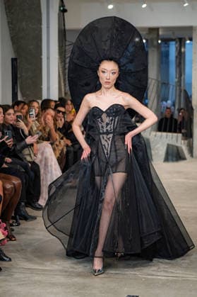 PFW - Weinsanto Runway A model walks the runway during the Weinsanto Womenswear Fall Winter 2026-2027 show as part of Paris Fashion Week on March 02, 2026 in Paris, France. Photo by Jana Call me J ABACAPRESS.COM Paris Ile de France France  Copyright: xJanaxCallxmexJ ABACAx