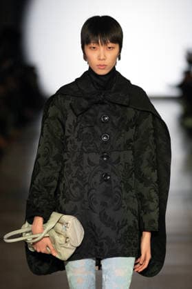 PFW - Julie Kegels Runway A model walks the runway during the Julie Kegels Womenswear Fall Winter 2026-2027 show as part of Paris Fashion Week on March 02, 2026 in Paris, France. Photo by Alain Gil Gonzalez ABACAPRESS.COM Paris France  Copyright: xGonzalezxAlain-Gil ABACAx