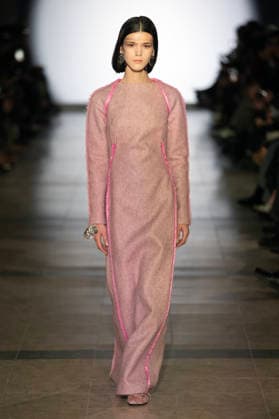PFW - Julie Kegels Runway A model walks the runway during the Julie Kegels Womenswear Fall Winter 2026-2027 show as part of Paris Fashion Week on March 02, 2026 in Paris, France. Photo by Alain Gil Gonzalez ABACAPRESS.COM Paris France  Copyright: xGonzalezxAlain-Gil ABACAx