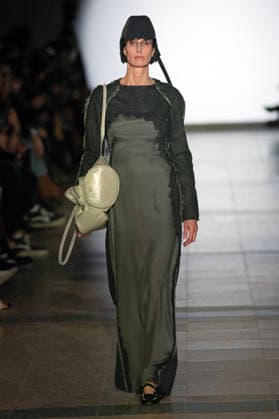 PFW - Julie Kegels Runway A model walks the runway during the Julie Kegels Womenswear Fall Winter 2026-2027 show as part of Paris Fashion Week on March 02, 2026 in Paris, France. Photo by Alain Gil Gonzalez ABACAPRESS.COM Paris France  Copyright: xGonzalezxAlain-Gil ABACAx