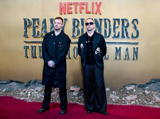 The Global Premiere of PEAKY BLINDERS: THE IMMORTAL MAN, 2nd March, 2026, Symphony Hall, Birmingham, England Tom Coll and Carlos O Connell of Fontaines D.C. attend the Peaky Blinders: The Immortal Man Global Premiere at Symphony Hall on March 02, 2026 in Birmingham, England., Credit:Jules Annan Avalon England, Birmingham, Symphony Hall Copyright: xJulesxAnnanx xAvalonx 1079665209