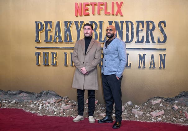 The Global Premiere of PEAKY BLINDERS: THE IMMORTAL MAN, 2nd March, 2026, Symphony Hall, Birmingham, England Josh Kelly (L) attends the Peaky Blinders: The Immortal Man Global Premiere at Symphony Hall on March 02, 2026 in Birmingham, England, Credit:Jules Annan Avalon England, Birmingham, Symphony Hall Copyright: xJulesxAnnanx xAvalonx 1079665454