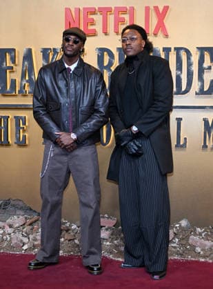 The Global Premiere of PEAKY BLINDERS: THE IMMORTAL MAN, 2nd March, 2026, Symphony Hall, Birmingham, England Tammy Abraham (L) attends the Peaky Blinders: The Immortal Man Global Premiere at Symphony Hall on March 02, 2026 in Birmingham, England.Tammy Abraham (L) attends the Peaky Blinders: The Immortal Man Global Premiere at Symphony Hall on March 02, England., Credit:Jules Annan Avalon England, Birmingham, Symphony Hall Copyright: xJulesxAnnanx xAvalonx 1079666198
