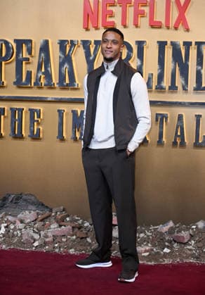 The Global Premiere of PEAKY BLINDERS: THE IMMORTAL MAN, 2nd March, 2026, Symphony Hall, Birmingham, England Aston Villa s English defender Ezri Konsa poses upon arrival on the red carpet for the global premiere of the film Peaky Blinders: The Immortal Man in Birmingham, central England on March 2, 2026, Credit:Jules Annan Avalon England, Birmingham, Symphony Hall Copyright: xJulesxAnnanx xAvalonx 1079666261