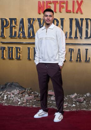 The Global Premiere of PEAKY BLINDERS: THE IMMORTAL MAN, 2nd March, 2026, Symphony Hall, Birmingham, England Aston Villa s English midfielder Morgan Rogers poses upon arrival on the red carpet for the global premiere of the film Peaky Blinders: The Immortal Man in Birmingham, central England on March 2, 2026, Credit:Jules Annan Avalon England, Birmingham, Symphony Hall Copyright: xJulesxAnnanx xAvalonx 1079666300