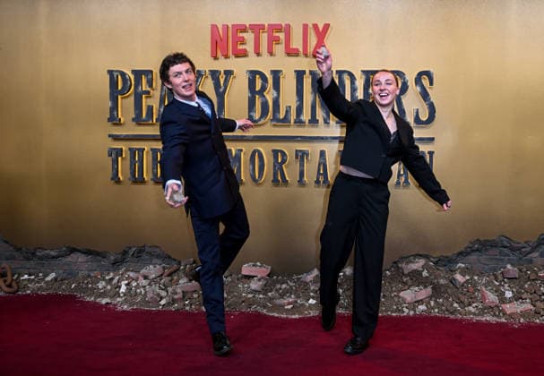 The Global Premiere of PEAKY BLINDERS: THE IMMORTAL MAN, 2nd March, 2026, Symphony Hall, Birmingham, England British actor Harry Kirton (L) and England s footballer Niamh Charles (R) pose upon arrival on the red carpet for the global premiere of the film Peaky Blinders: The Immortal Man in Birmingham, central England on March 2, 2026, Credit:Jules Annan Avalon England, Birmingham, Symphony Hall Copyright: xJulesxAnnanx xAvalonx 1079666522