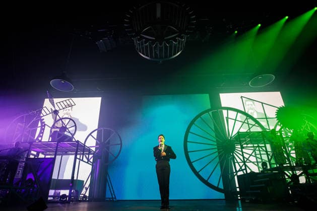 Music Concert - MIKA - Spinning Out Tour Mika performs the Spinning Out Tour on March 02, 2025 at Unipol Arena, Bologna, Italy. Casalecchio di Reno Unipol Arena Italy Copyright: xEmanuelaxVertollix xLiveMediax LPM_2323051
