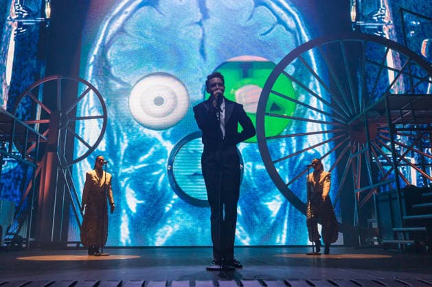 Music Concert - MIKA - Spinning Out Tour Mika performs the Spinning Out Tour on March 02, 2025 at Unipol Arena, Bologna, Italy. Casalecchio di Reno Unipol Arena Italy Copyright: xEmanuelaxVertollix xLiveMediax LPM_2323052