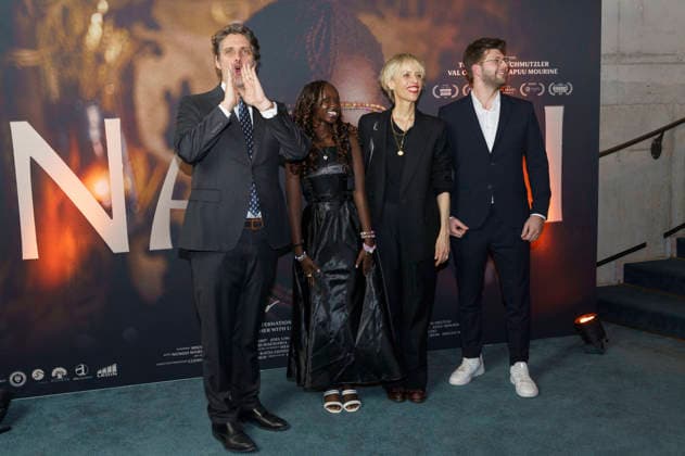 Ludwig Prinz von Bayern, Michelle Lemuya Ikeny, Katja Eichinger and Kevin Schmutzler at the premiere of the feature film Nawi Dear Future Me in the Astor Film Lounge at Arri Munich, 02 03 2026 Foto:xN.xKolinzx xFuturexImagex nawi_6314