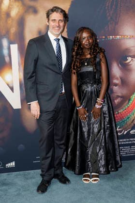 Ludwig Prince of Bavaria and Michelle Lemuya Ikeny at the premiere of the feature film Nawi Dear Future Me in the Astor Film Lounge at Arri Munich, 02 03 2026 Foto:xN.xKolinzx xFuturexImagex nawi_6320
