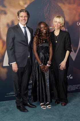 Ludwig Prince of Bavaria, Michelle Lemuya Ikeny and Katja Eichinger at the premiere of the feature film Nawi Dear Future Me in the Astor Film Lounge at Arri Munich, 02 03 2026 Foto:xN.xKolinzx xFuturexImagex nawi_6322
