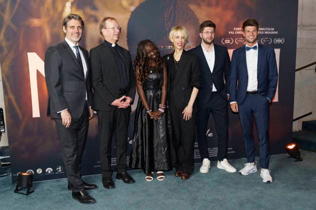 Ludwig Prince of Bavaria, Vitus von Waldburg Zeil, Michelle Lemuya Ikeny, Katja Eichinger, Kevin Schmutzler and Tobias Schmutzler at the premiere of the feature film Nawi Dear Future Me in the Astor Film Lounge at Arri Munich, 02 03 2026 Foto:xN.xKolinzx xFuturexImagex nawi_6323