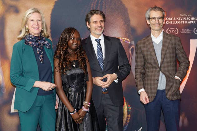 Katja Elisabeth Wildermuth, Michelle Lemuya Ikeny, Ludwig Prinz von Bayern and Björn Wilhelm at the premiere of the feature film Nawi Dear Future Me in the Astor Film Lounge at Arri Munich, 02 03 2026 Foto:xN.xKolinzx xFuturexImagex nawi_6336