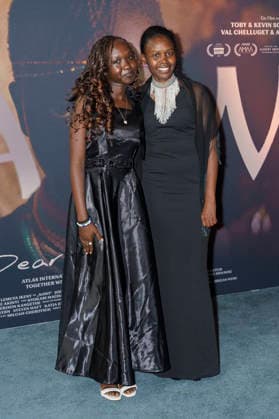 Michelle Lemuya Ikeny and Milcah Cherotich at the premiere of the feature film Nawi Dear Future Me in the Astor Film Lounge at Arri Munich, 02 03 2026 Foto:xN.xKolinzx xFuturexImagex nawi_6340