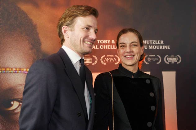 Franz Albrecht Hereditary Prince of Oettingen Spielberg with his wife Cleo von Adelsheim at the premiere of the movie Nawi Dear Future Me in the Astor Film Lounge at Arri Munich, 02 03 2026 Foto:xN.xKolinzx xFuturexImagex nawi_6345