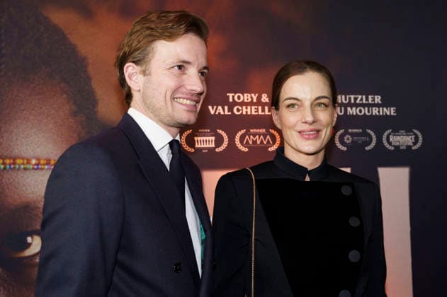 Franz Albrecht Hereditary Prince of Oettingen Spielberg with his wife Cleo von Adelsheim at the premiere of the movie Nawi Dear Future Me in the Astor Film Lounge at Arri Munich, 02 03 2026 Foto:xN.xKolinzx xFuturexImagex nawi_6346