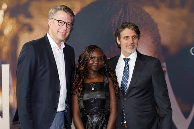 Markus Blume, Michelle Lemuya Ikeny and Ludwig Prinz von Bayern at the premiere of the feature film Nawi Dear Future Me in the Astor Film Lounge at Arri Munich, 02 03 2026 Foto:xN.xKolinzx xFuturexImagex nawi_6351