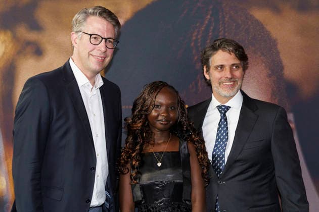 Markus Blume, Michelle Lemuya Ikeny and Ludwig Prinz von Bayern at the premiere of the feature film Nawi Dear Future Me in the Astor Film Lounge at Arri Munich, 02 03 2026 Foto:xN.xKolinzx xFuturexImagex nawi_6352