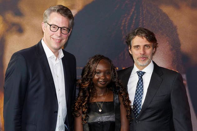 Markus Blume, Michelle Lemuya Ikeny and Ludwig Prinz von Bayern at the premiere of the feature film Nawi Dear Future Me in the Astor Film Lounge at Arri Munich, 02 03 2026 Foto:xN.xKolinzx xFuturexImagex nawi_6353