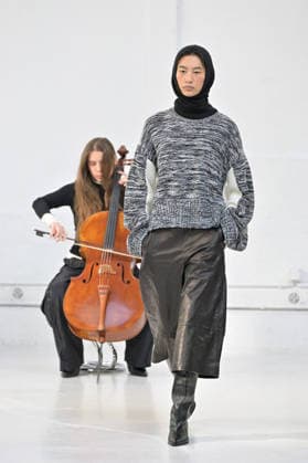 PFW - Demoo Runway A model walks the runway during the Démoo Womenswear Fall Winter 2026-2027 show as part of Paris Fashion Week on March 03, 2026 in Paris, France. Photo by Jana Call me J ABACAPRESS.COM Paris Ile de France France  Copyright: xJanaxCallxmexJ ABACAx