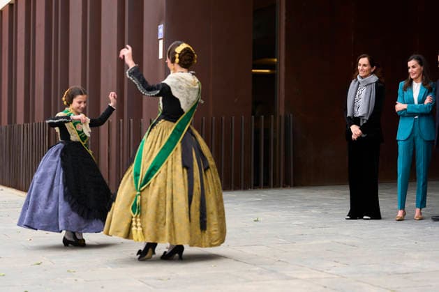 03-03-2026 Plana Queen Letizia with the Falleras 2026 Queens of Castellon, Ana Olivas and Clara Sanz at the event to mark World Day for Rare Diseases, at the Palacio de Congresos de Castellon, in Castellon de la Plana, Valencian Community. No Spain Â  Copyright: xPPEx