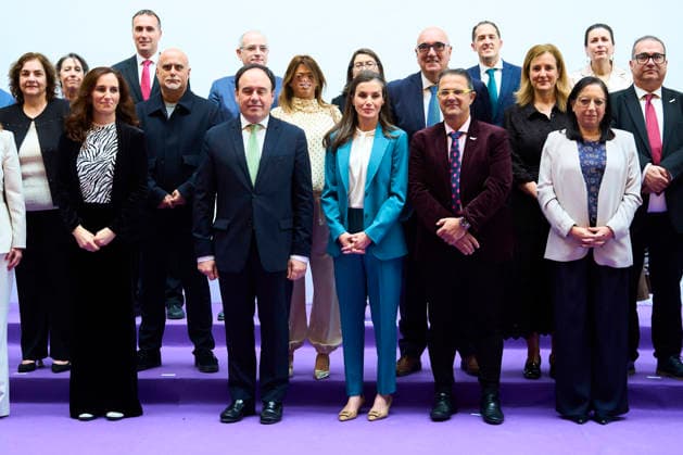 03-03-2026 Plana Minister of Health, Monica Garcia, Queen Letizia, the President of the Generalitat Valenciana, Juanfran Perez Llorca and the Mayoress of Castellon, Begona Carrasco at the event to mark World Day for Rare Diseases, at the Palacio de Congresos de Castellon, in Castellon de la Plana, Valencian Community. No Spain Â  Copyright: xPPEx