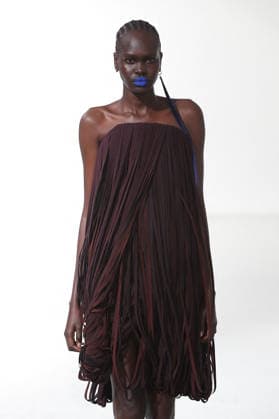PFW - Maitrepierre Runway A model walks the runway during the Maitrepierre Womenswear Fall Winter 2026-2027 show as part of Paris Fashion Week on March 3, 2026 in Paris, France. Photo by Alain Gil Gonzalez ABACAPRESS.COM Paris France  Copyright: xGonzalezxAlain-Gil ABACAx