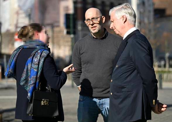 King Philippe visited the non-profit organization DIOGENES BRUSSELS, BELGIUM - MARCH 03 : King Philippe visited the non-profit organization DIOGENES, a service that helps the homeless and aims to reconnect people living on the streets with the rest of society. The King met with homeless individuals and learned about the organization s operations. He then chaired a roundtable discussion with DIOGENES staff, representatives from various partner organizations, and experts in the fields of homelessness and poverty on March 3, 2026 in Brussels, Belgium, 03 03 2026 Brussels Belgium  Copyright: xDidierxLebrunx