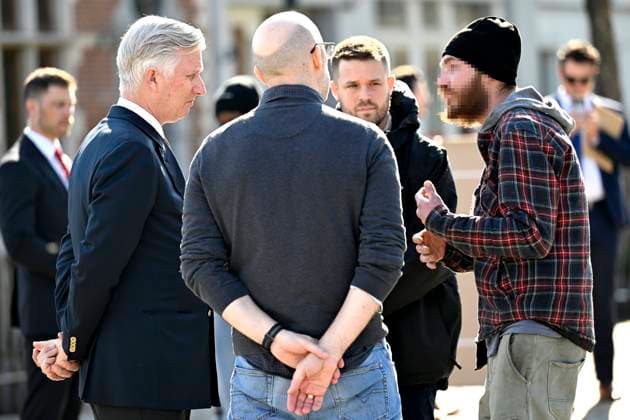King Philippe visited the non-profit organization DIOGENES BRUSSELS, BELGIUM - MARCH 03 : King Philippe visited the non-profit organization DIOGENES, a service that helps the homeless and aims to reconnect people living on the streets with the rest of society. The King met with homeless individuals and learned about the organization s operations. He then chaired a roundtable discussion with DIOGENES staff, representatives from various partner organizations, and experts in the fields of homelessness and poverty on March 3, 2026 in Brussels, Belgium, 03 03 2026 Brussels Belgium  Copyright: xDidierxLebrunx