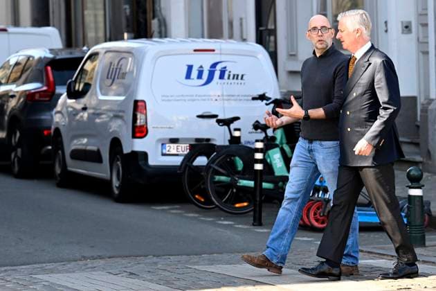 King Philippe visited the non-profit organization DIOGENES BRUSSELS, BELGIUM - MARCH 03 : King Philippe visited the non-profit organization DIOGENES, a service that helps the homeless and aims to reconnect people living on the streets with the rest of society. The King met with homeless individuals and learned about the organization s operations. He then chaired a roundtable discussion with DIOGENES staff, representatives from various partner organizations, and experts in the fields of homelessness and poverty on March 3, 2026 in Brussels, Belgium, 03 03 2026 Brussels Belgium  Copyright: xDidierxLebrunx