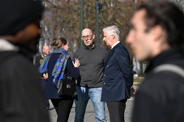 King Philippe visited the non-profit organization DIOGENES BRUSSELS, BELGIUM - MARCH 03 : King Philippe visited the non-profit organization DIOGENES, a service that helps the homeless and aims to reconnect people living on the streets with the rest of society. The King met with homeless individuals and learned about the organization s operations. He then chaired a roundtable discussion with DIOGENES staff, representatives from various partner organizations, and experts in the fields of homelessness and poverty on March 3, 2026 in Brussels, Belgium, 03 03 2026 Brussels Belgium  Copyright: xDidierxLebrunx