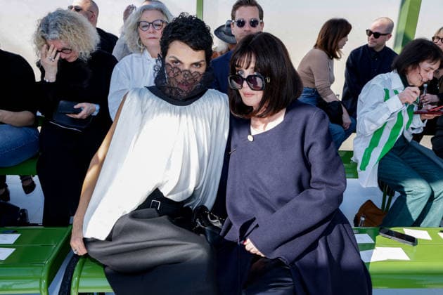 Farida Khelfa and Isabelle Adjani at the Front Row of Christian Dior Collection Femme Prêt à Porter Automne Hiver 2026 2027 fashion show during Paris Fashion Week PFW at Jardin des Tuileries, in Paris, France, on March 3rd, 2026 Olivier Borde Bestimage Front Row of Christian Dior Women Ready to Wear Fall Winter 2026 2027 Collection fashion show, during Paris Fashion Week at Jardin des Tuileries, in Paris, France, on March 3rd, 2026 Paris France  Copyright: xOLIVIERxBORDEx xBESTIMAGExOLIVIERxBORDEx xBESTIMAGEx