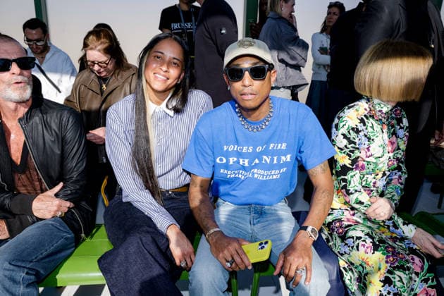 Pharrell Williams and his wife Helen Lasichanh at the Front Row of Christian Dior Women Collection Ready to Wear Fall Winter 2026 2027 fashion show during Paris Fashion Week PFW at Jardin des Tuileries, in Paris, France, on March 3rd, 2026 Olivier Borde Bestimage Front Row of Christian Dior Women Ready to Wear Fall Winter 2026 2027 Collection fashion show, during Paris Fashion Week at Jardin des Tuileries, in Paris, France, on March 3rd, 2026 Paris France  Copyright: xOLIVIERxBORDEx xBESTIMAGExOLIVIERxBORDEx xBESTIMAGEx