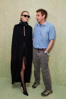Fashion designer Jonathan Anderson with Charlize Theron at the greeting of Christian Dior Collection Femme Prêt à Porter Automne Hiver 2026 2027 fashion show during Paris Fashion Week PFW at Jardin des Tuileries, in Paris, France, on March 3rd, 2026 Olivier Borde Bestimage Greeting of Christian Dior Women Ready to Wear Fall Winter 2026 2027 Collection fashion show, during Paris Fashion Week at Jardin des Tuileries, in Paris, France, on March 3rd, 2026 Paris France  Copyright: xOLIVIERxBORDEx xBESTIMAGExOLIVIERxBORDEx xBESTIMAGEx