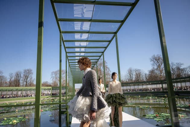 PFW - Dior Runway A model walks the runway during the Christian Dior Womenswear Fall Winter 2026-2027 show as part of Paris Fashion Week on March 3, 2026 in Paris, France. Photo by Alexis Jumeau ABACAPRESS.COM Paris France  Copyright: xJumeauxAlexis ABACAx