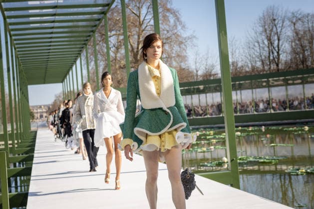 PFW - Dior Runway A model walks the runway during the Christian Dior Womenswear Fall Winter 2026-2027 show as part of Paris Fashion Week on March 3, 2026 in Paris, France. Photo by Alexis Jumeau ABACAPRESS.COM Paris France  Copyright: xJumeauxAlexis ABACAx