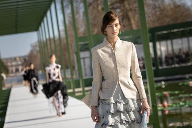 PFW - Dior Runway A model walks the runway during the Christian Dior Womenswear Fall Winter 2026-2027 show as part of Paris Fashion Week on March 3, 2026 in Paris, France. Photo by Alexis Jumeau ABACAPRESS.COM Paris France  Copyright: xJumeauxAlexis ABACAx