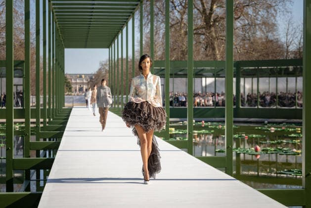 PFW - Dior Runway A model walks the runway during the Christian Dior Womenswear Fall Winter 2026-2027 show as part of Paris Fashion Week on March 3, 2026 in Paris, France. Photo by Alexis Jumeau ABACAPRESS.COM Paris France  Copyright: xJumeauxAlexis ABACAx