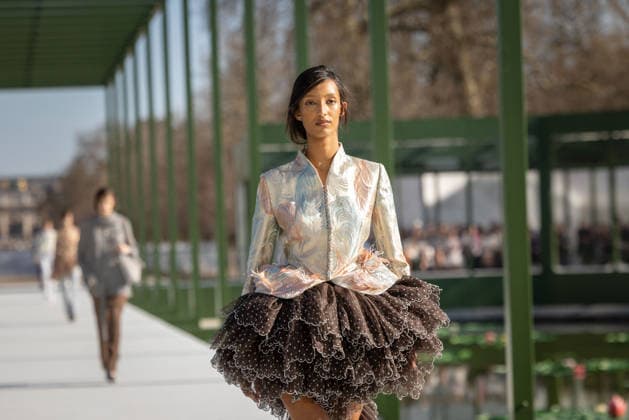 PFW - Dior Runway A model walks the runway during the Christian Dior Womenswear Fall Winter 2026-2027 show as part of Paris Fashion Week on March 3, 2026 in Paris, France. Photo by Alexis Jumeau ABACAPRESS.COM Paris France  Copyright: xJumeauxAlexis ABACAx