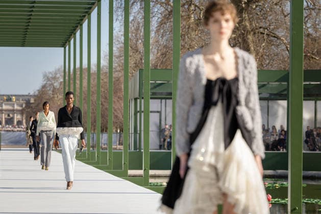 PFW - Dior Runway A model walks the runway during the Christian Dior Womenswear Fall Winter 2026-2027 show as part of Paris Fashion Week on March 3, 2026 in Paris, France. Photo by Alexis Jumeau ABACAPRESS.COM Paris France  Copyright: xJumeauxAlexis ABACAx