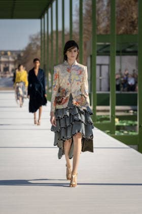 PFW - Dior Runway A model walks the runway during the Christian Dior Womenswear Fall Winter 2026-2027 show as part of Paris Fashion Week on March 3, 2026 in Paris, France. Photo by Alexis Jumeau ABACAPRESS.COM Paris France  Copyright: xJumeauxAlexis ABACAx