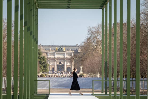 PFW - Dior Runway A model walks the runway during the Christian Dior Womenswear Fall Winter 2026-2027 show as part of Paris Fashion Week on March 3, 2026 in Paris, France. Photo by Alexis Jumeau ABACAPRESS.COM Paris France  Copyright: xJumeauxAlexis ABACAx