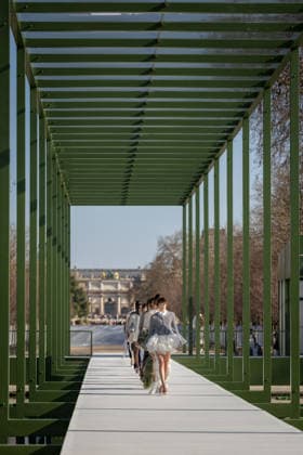 PFW - Dior Runway A model walks the runway during the Christian Dior Womenswear Fall Winter 2026-2027 show as part of Paris Fashion Week on March 3, 2026 in Paris, France. Photo by Alexis Jumeau ABACAPRESS.COM Paris France  Copyright: xJumeauxAlexis ABACAx