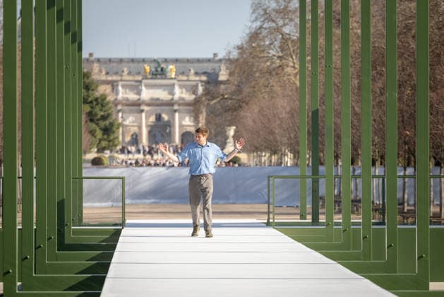 PFW - Dior Runway Jonathan Anderson walks the runway during the Christian Dior Womenswear Fall Winter 2026-2027 show as part of Paris Fashion Week on March 3, 2026 in Paris, France. Photo by Alexis Jumeau ABACAPRESS.COM Paris France  Copyright: xJumeauxAlexis ABACAx